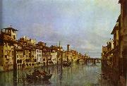 Bernardo Bellotto Arno in Florence. painting